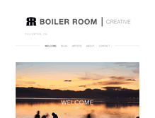 Tablet Screenshot of boilerroomcreative.com